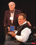 Bill Williams accepting the award Bill Williams accepting the award