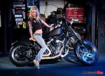 blond on bike 1 blond on bike 1